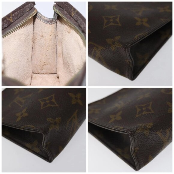 LOUIS VUITTON Monogram Poche Toilette 15 Pouch LV - Picture 11 of 14
